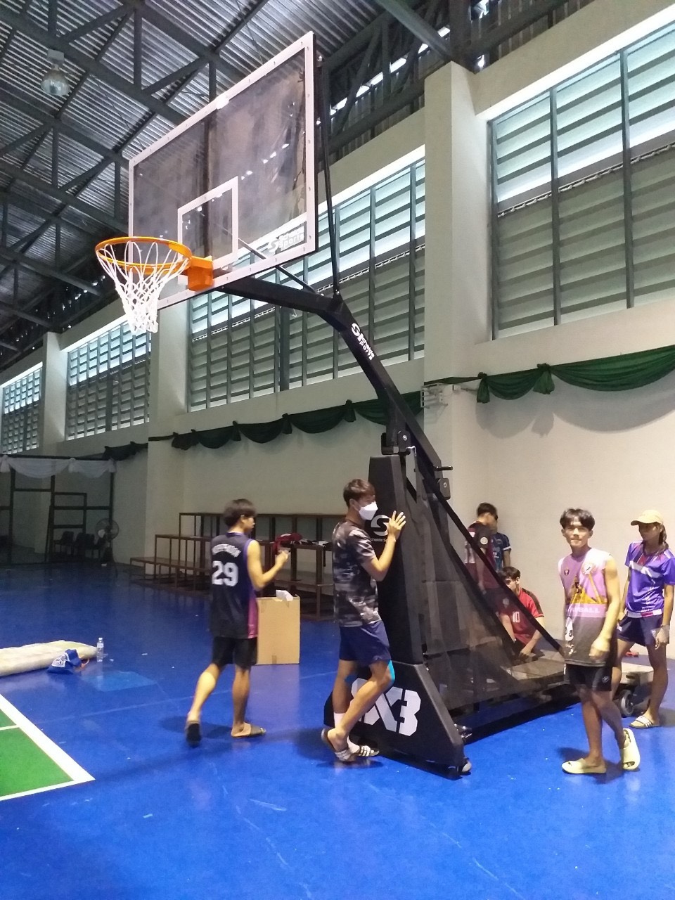 ติดตั้งแป้นบาสเก็ตบอล 3x3 gallery 2