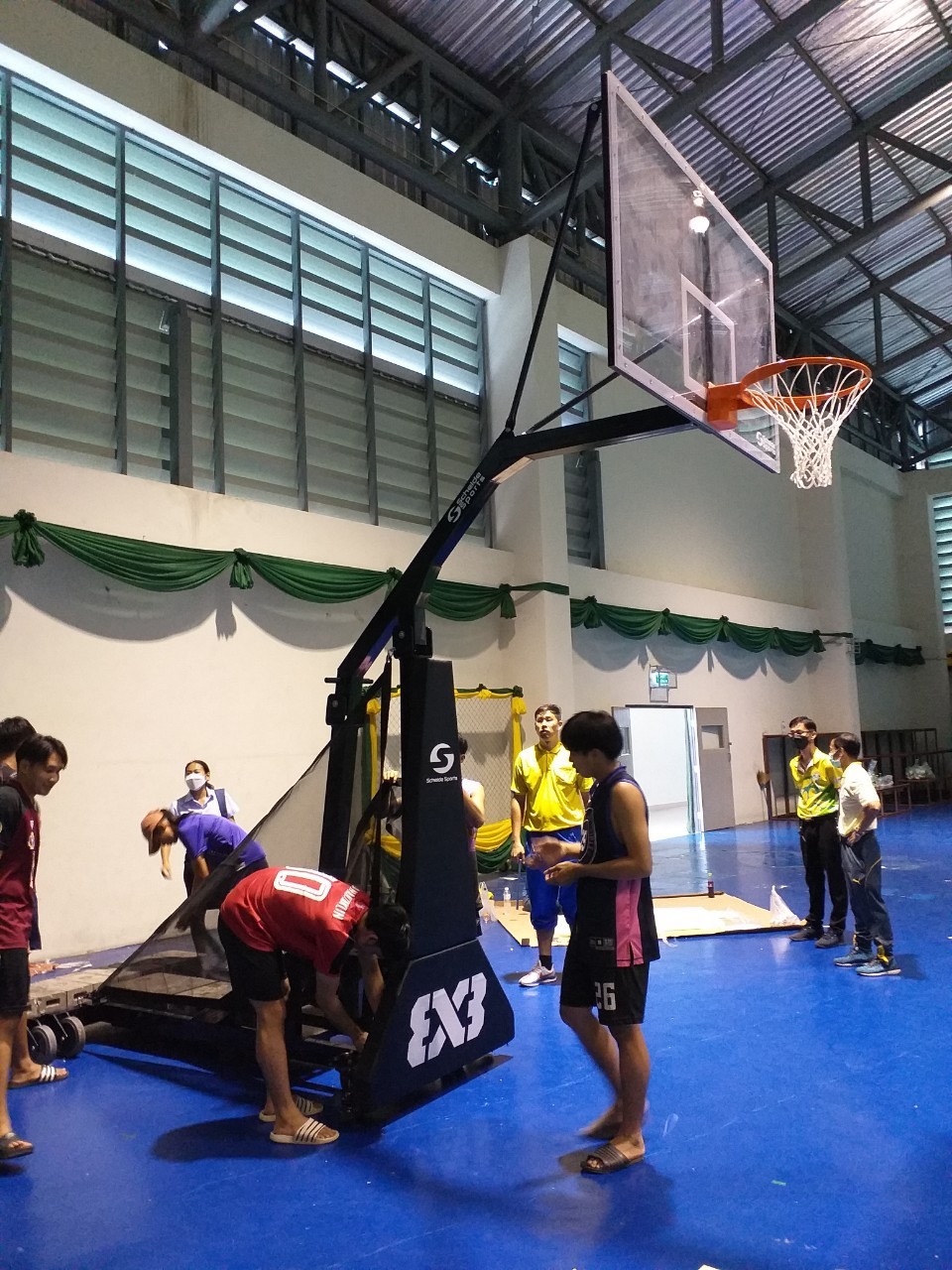 ติดตั้งแป้นบาสเก็ตบอล 3x3 gallery 5
